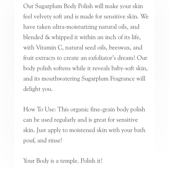 🌹🫧 LOVESCRIPT SUGARPLUM BODY POLISH 🫧🌹 - Picture 6 of 6